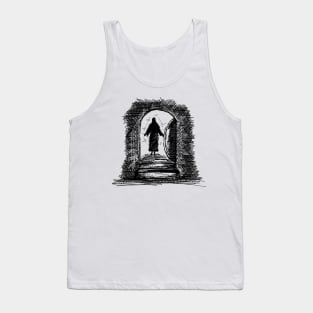 The resurrected Jesus Christ came out of the empty tomb Tank Top